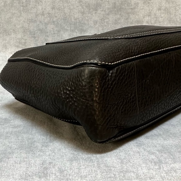 COACH Chelsea Pebbled Black Leather Tote - Picture 12 of 14